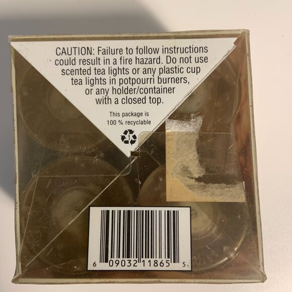 Yankee Candle Maple Walnut Tealights Full Box of 12 Rare - Picture 4 of 4